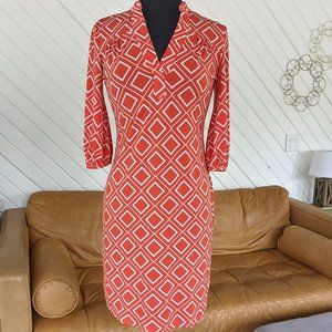 Banana Republic Orange Sheath Dress